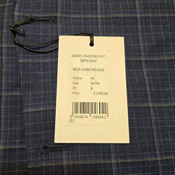 Paul Smith Italian Made Single-Breasted Gents Tailored Fit Pinstripe Suit - Picture 9 of 16